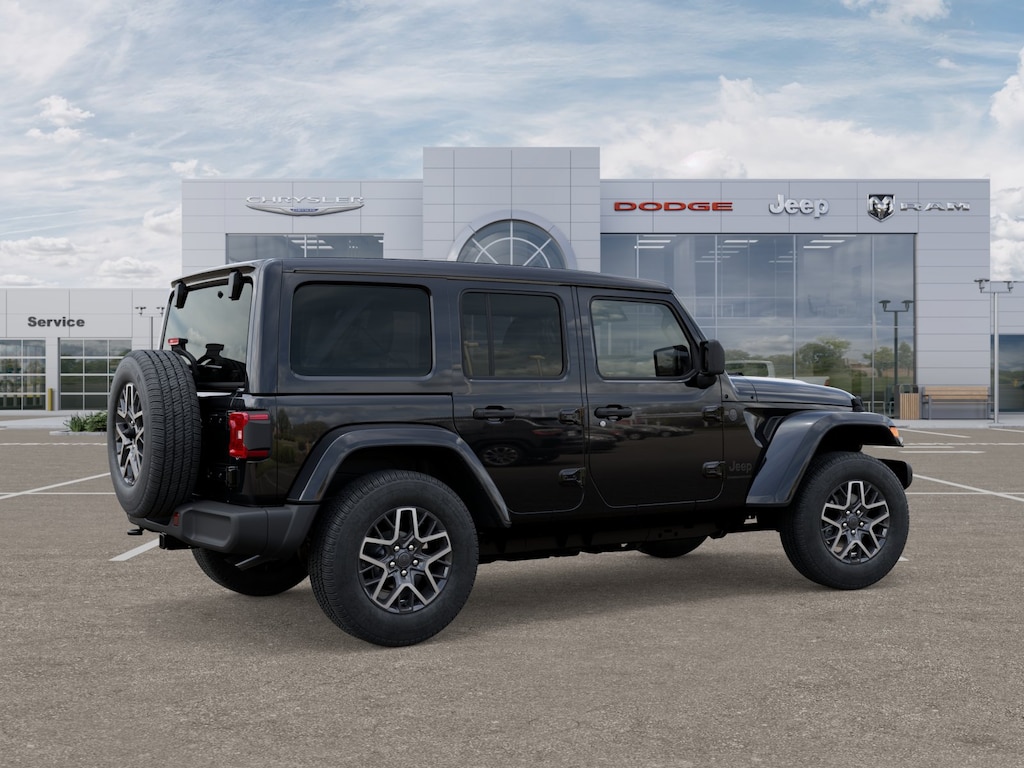 Used 2025 Jeep Wrangler 4-Door Sahara 4x4 Sport Utility