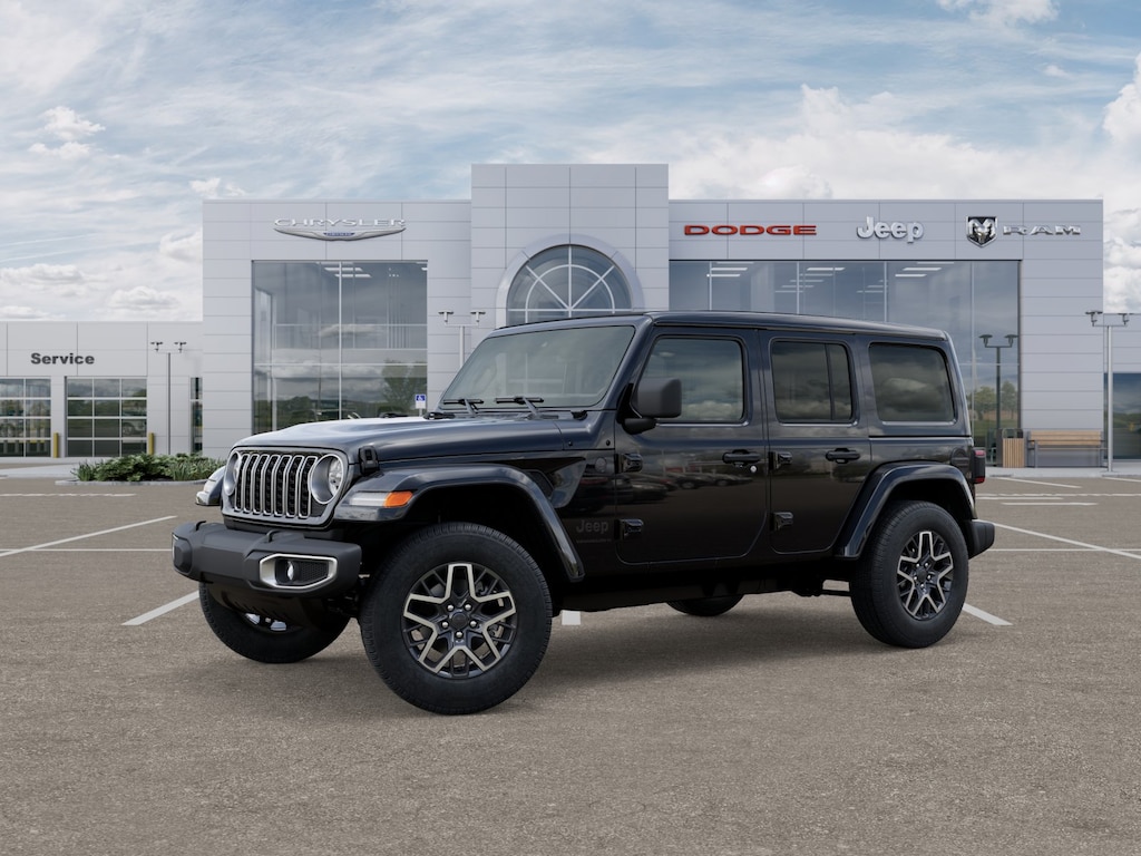 Used 2025 Jeep Wrangler 4-Door Sahara 4x4 Sport Utility