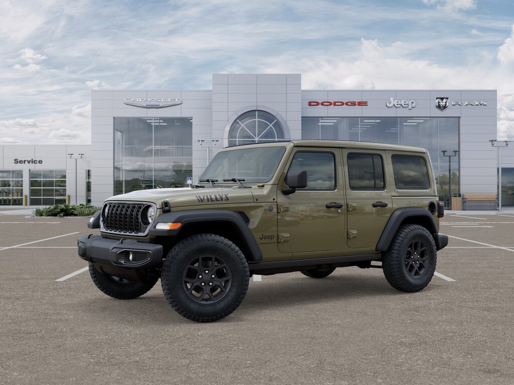 New 2025 Jeep Wrangler Willys Sport Utility