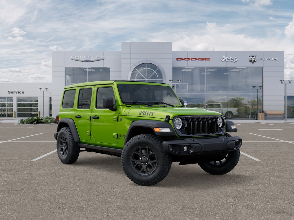 New 2025 Jeep Wrangler 4-DOOR WILLYS Sport Utility