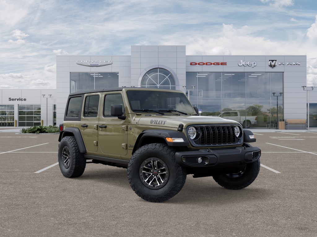 New 2025 Jeep Wrangler 4-DOOR WILLYS Sport Utility