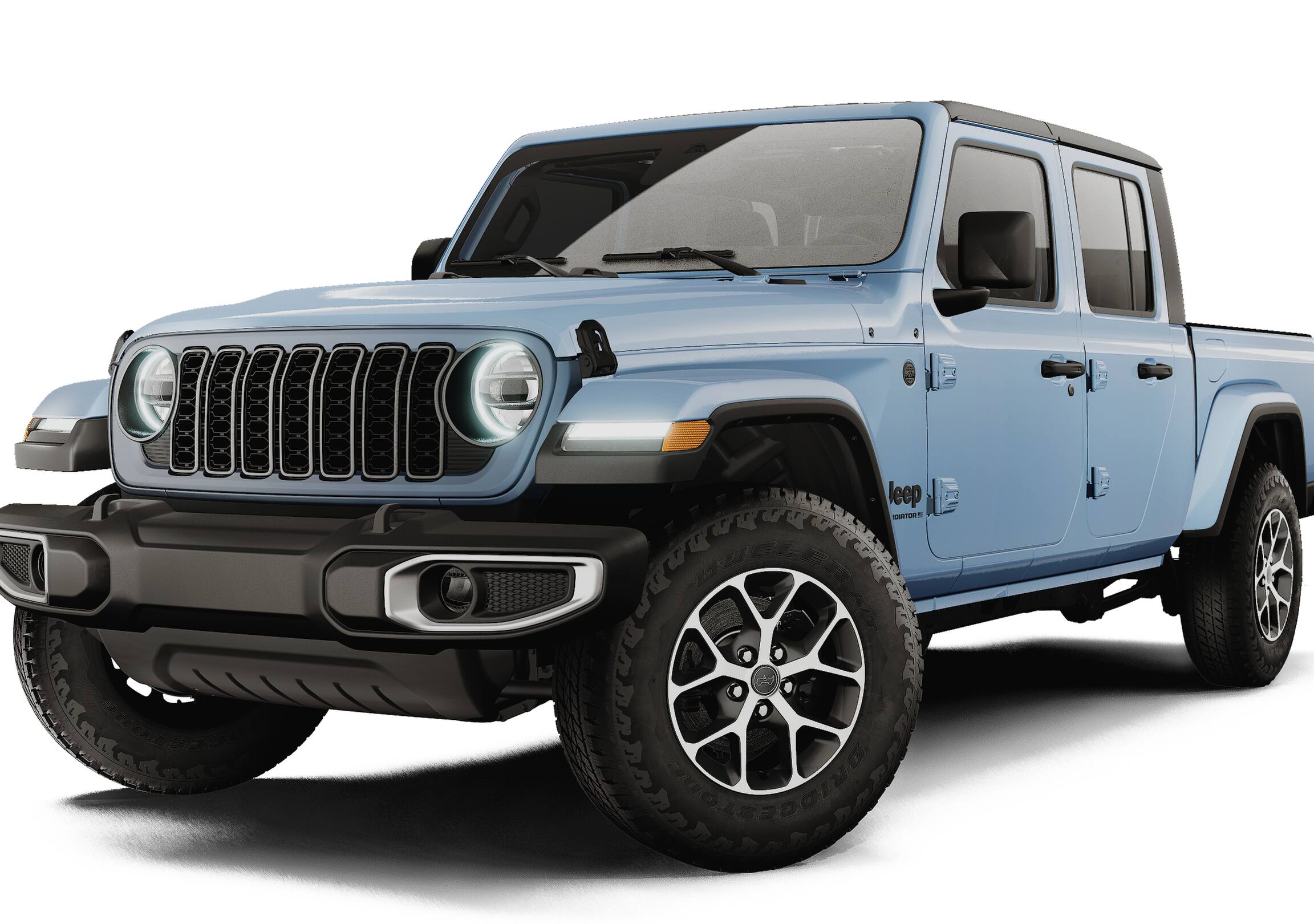 Jeep Gladiator Sport S, front three-quarter view