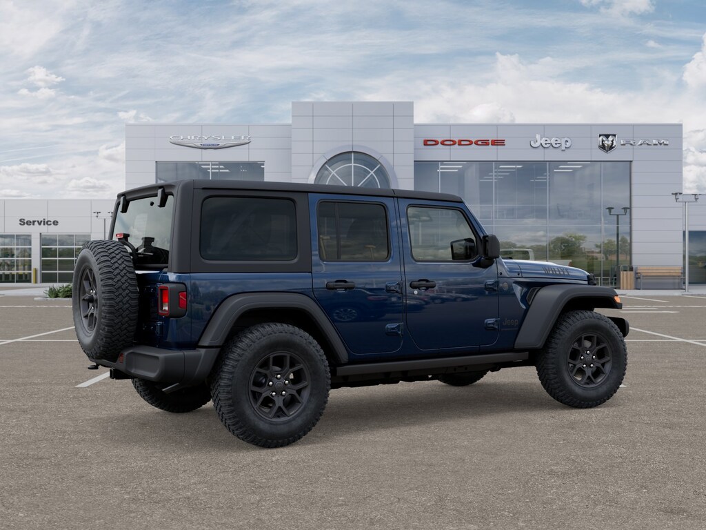 New 2025 Jeep Wrangler 4-DOOR WILLYS Sport Utility
