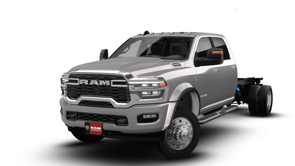 New 2026 Ram 5500 Chassis Cab Big Horn/Laramie Crew 4WD 84 CA Cummins Pickup