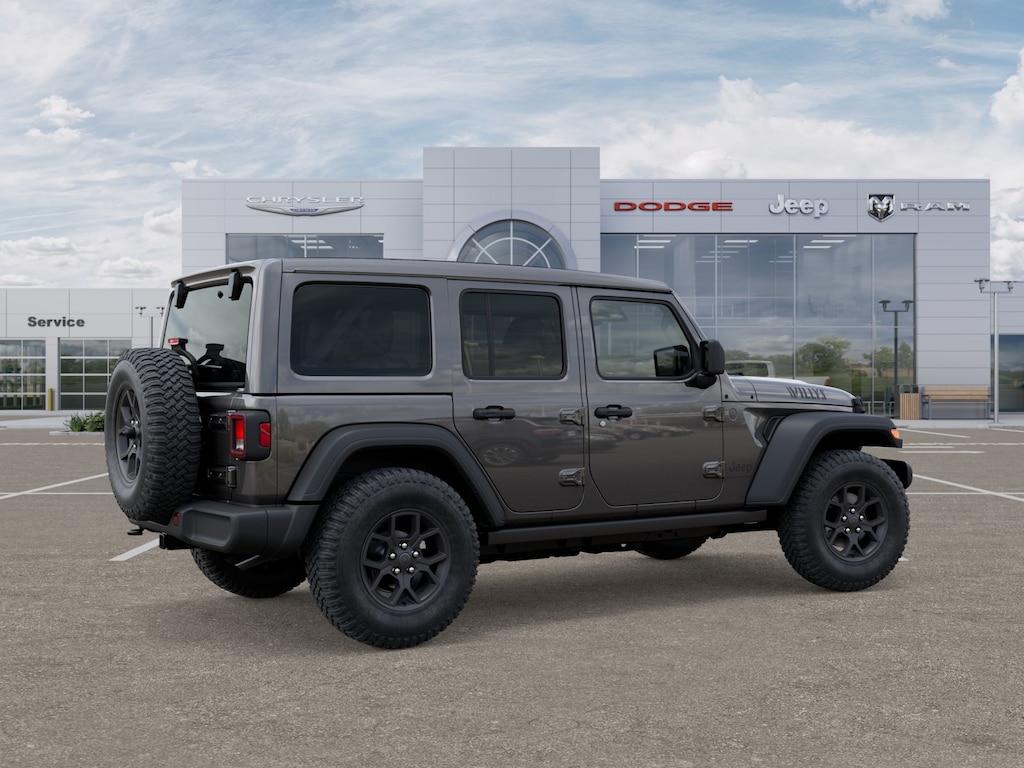 New 2025 Jeep Wrangler 4-DOOR WILLYS Sport Utility