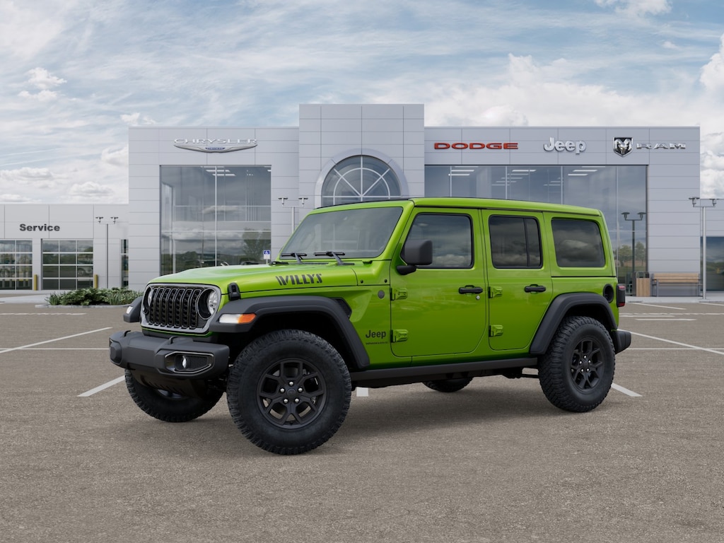 New 2025 Jeep Wrangler 4-DOOR WILLYS Sport Utility