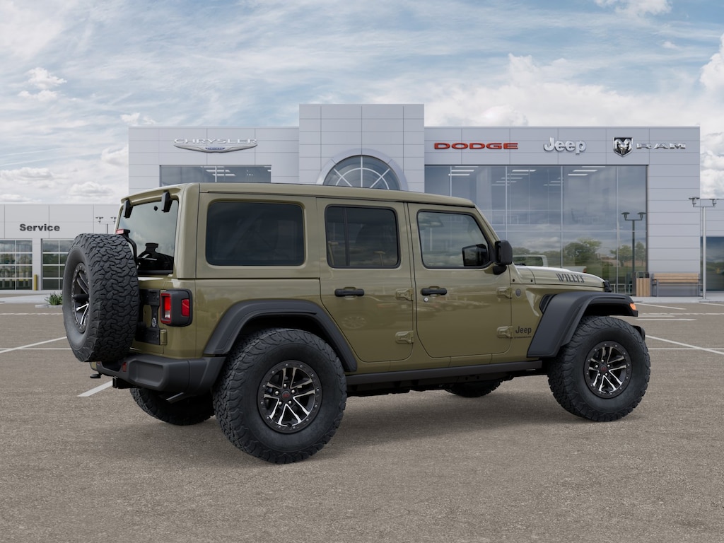 New 2025 Jeep Wrangler 4-DOOR WILLYS Sport Utility