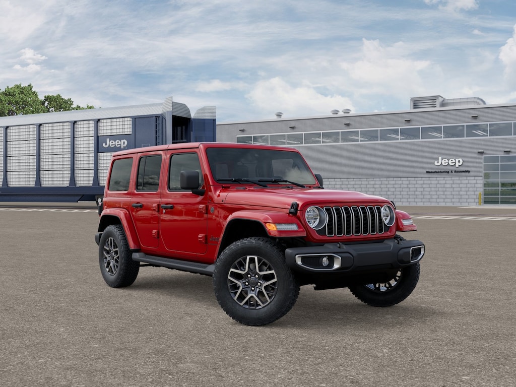 New 2025 Jeep Wrangler 4-DOOR SAHARA Sport Utility