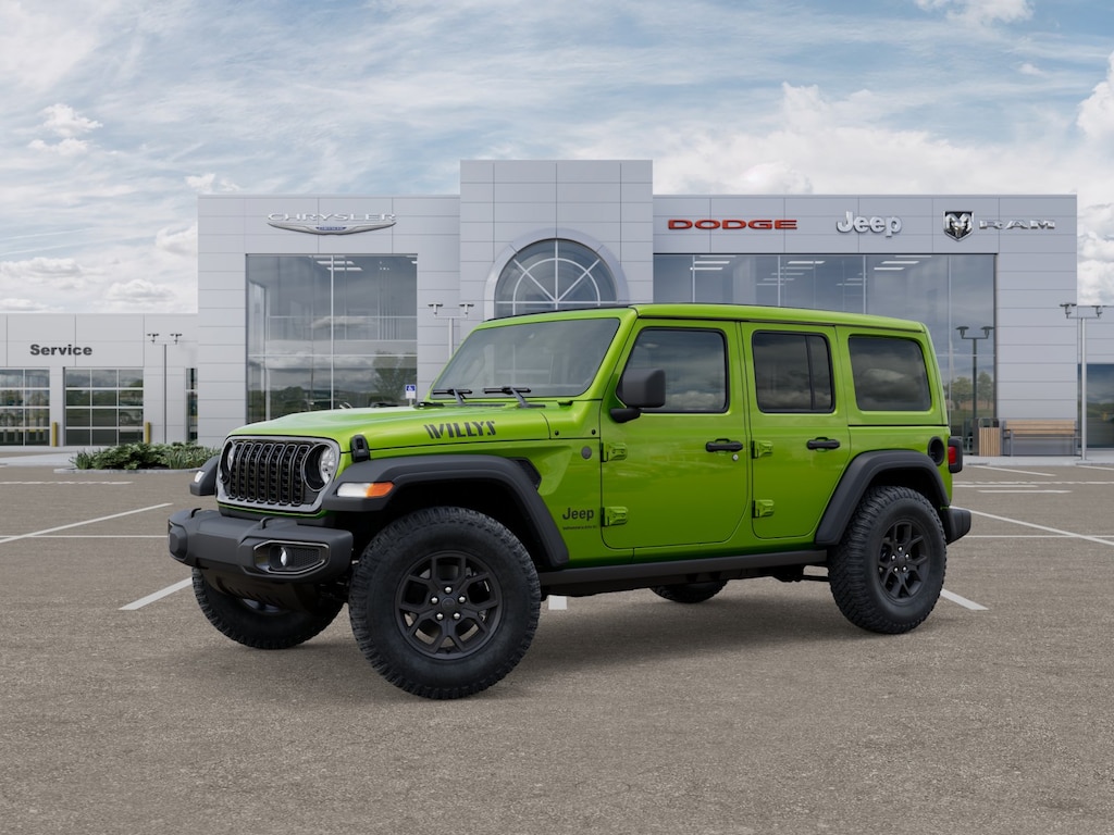 New 2025 Jeep Wrangler 4-DOOR WILLYS Sport Utility