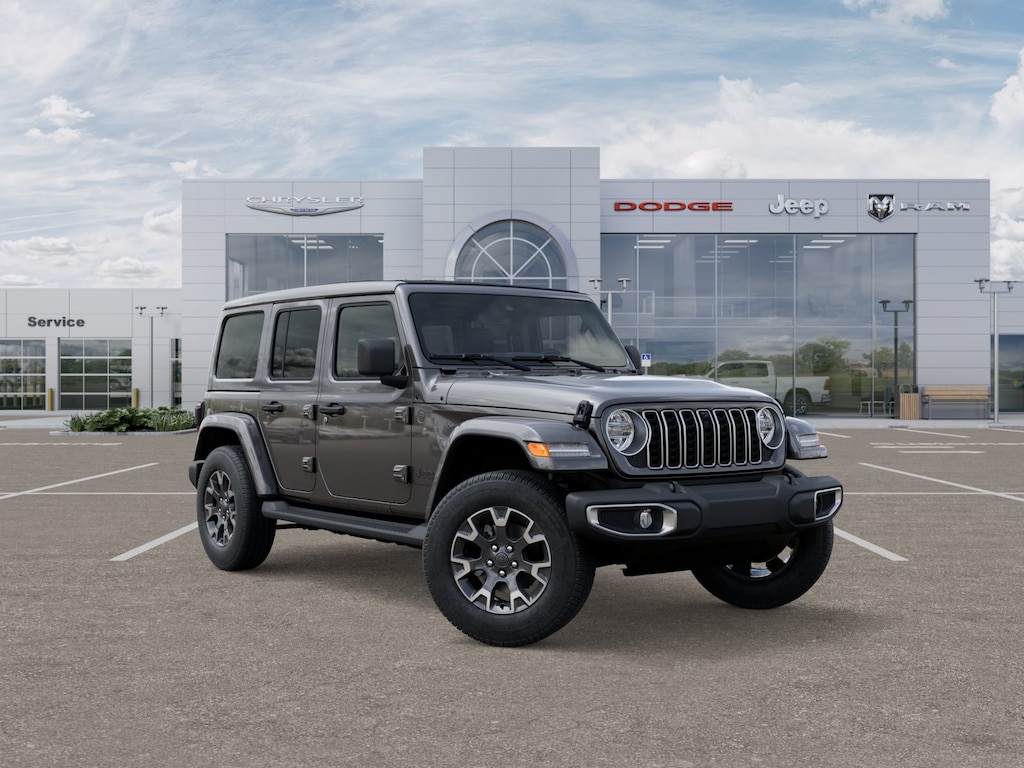 New 2025 Jeep Wrangler 4-DOOR SAHARA Sport Utility