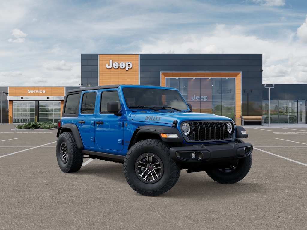 New 2025 Jeep Wrangler 4-DOOR WILLYS Sport Utility