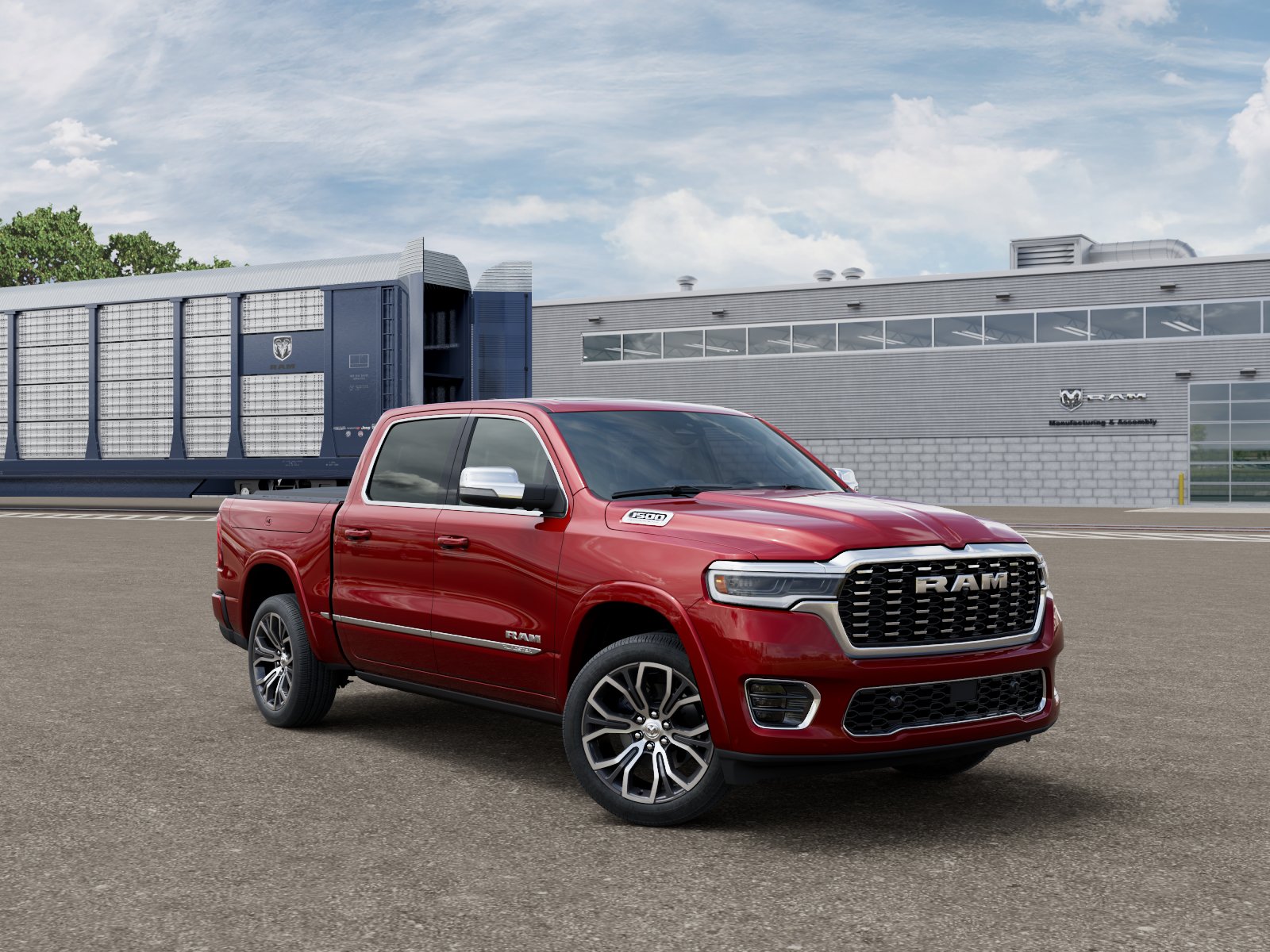 2026 Ram 1500 Tungsten Pickup | Molten Red Pearlcoat | Bergey's