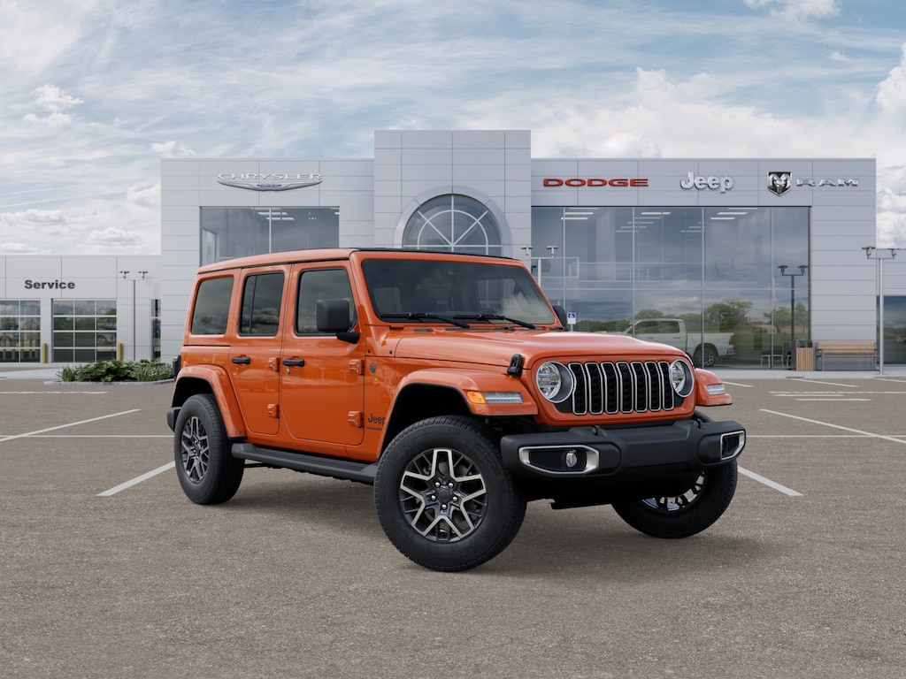 New 2025 Jeep Wrangler 4-DOOR SAHARA Sport Utility