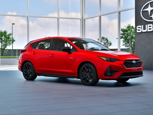 Pure Red 2026 Subaru Impreza RS AWD Wagon All-Wheel Drive Continuously Variable Transmission