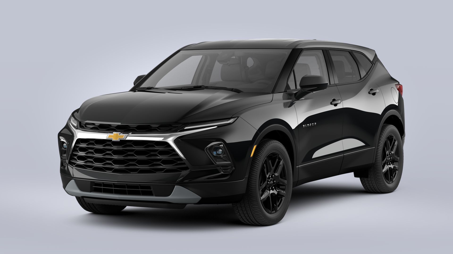 2021 all black chevy blazer
