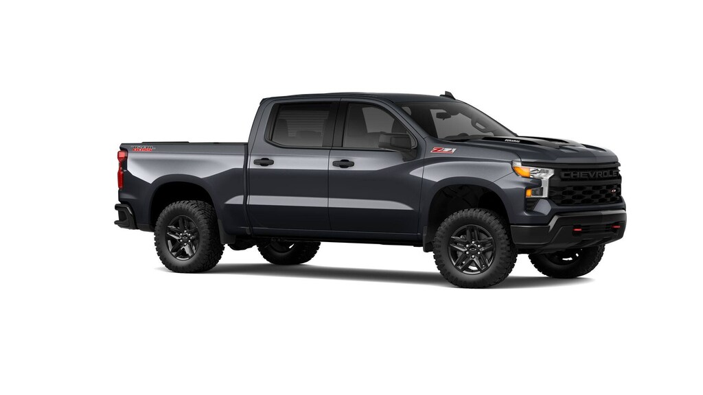 New 2024 Chevrolet Silverado 1500 Custom Trail Boss Truck Crew Cab