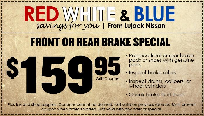 $159.95 Brake Special $159.95 Brake Special