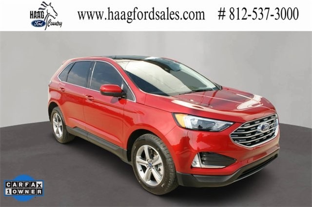 Used 2022 Ford Edge SEL with VIN 2FMPK4J97NBA72649 for sale in Greendale, IN