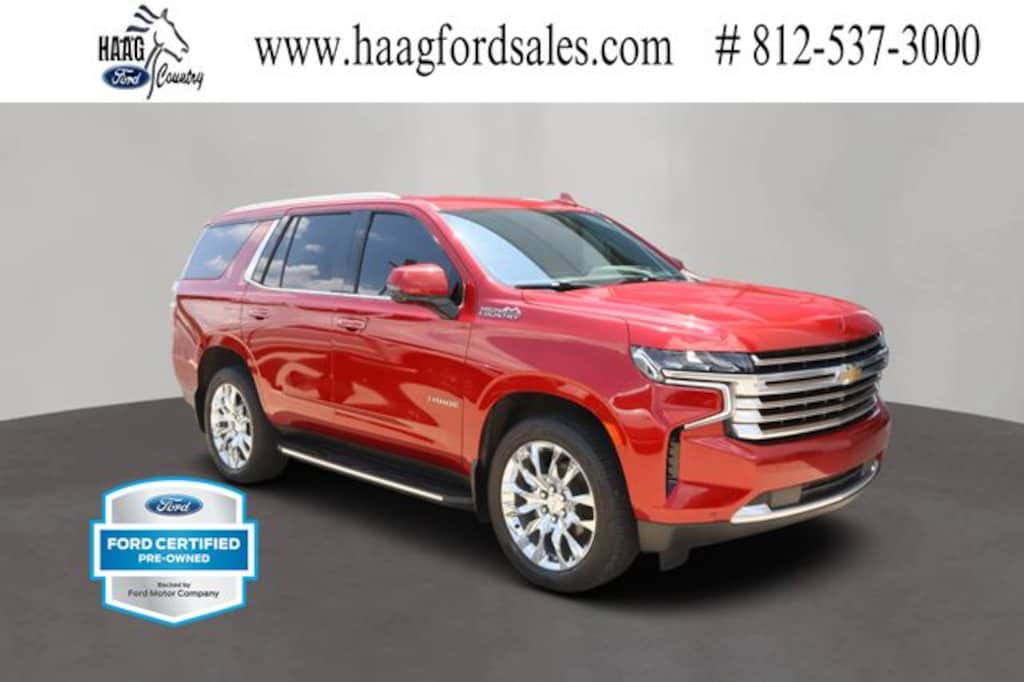 Used 2021 Chevrolet Tahoe High Country SUV