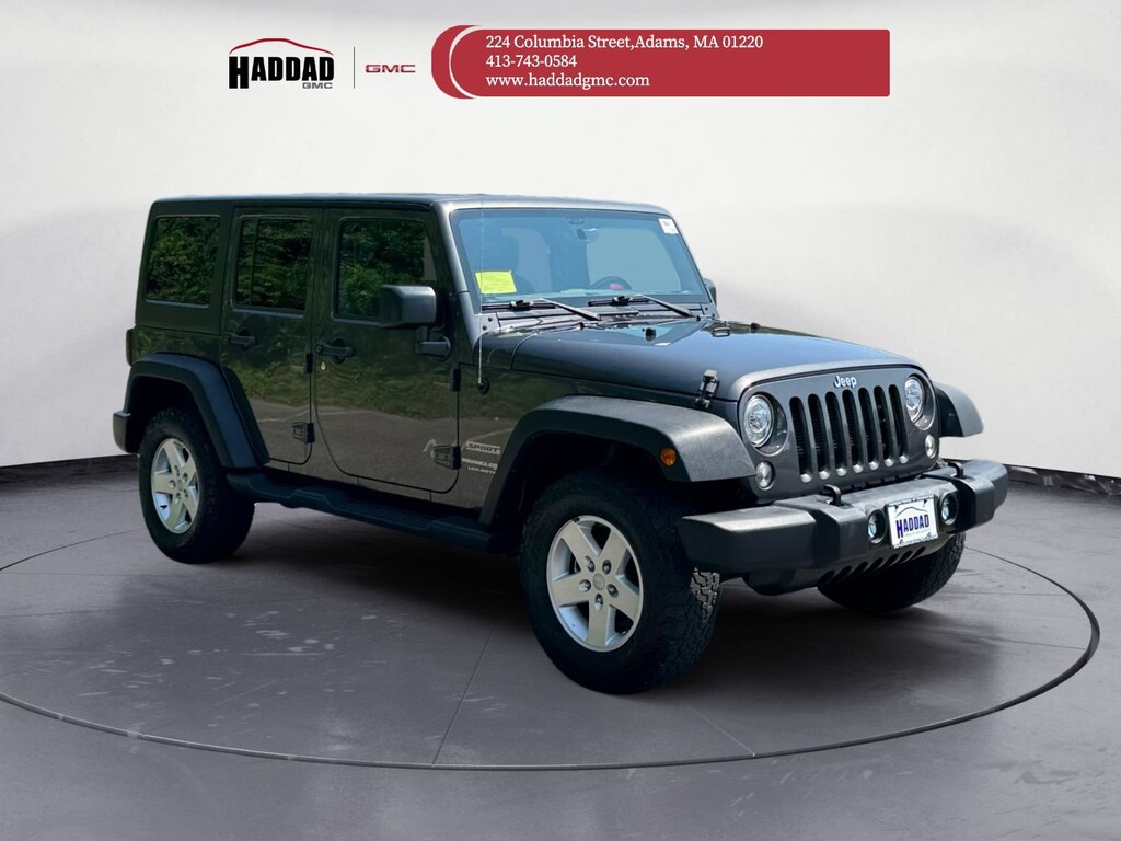 Used 2018 Jeep Wrangler JK Unlimited Sport S 4x4 SUV
