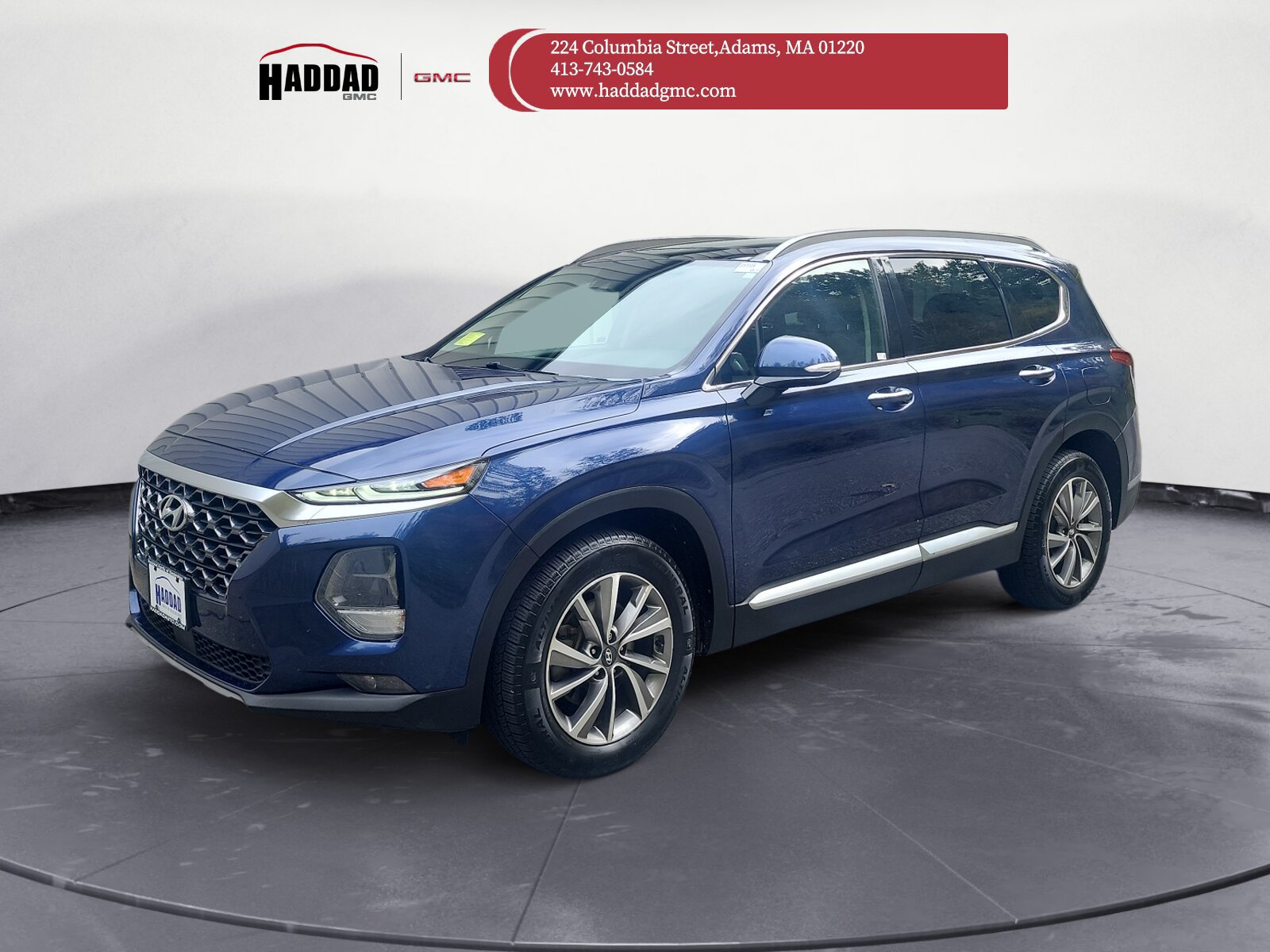 Used 2020 Hyundai Santa Fe SEL with VIN 5NMS3CAD5LH289478 for sale in Adams, MA