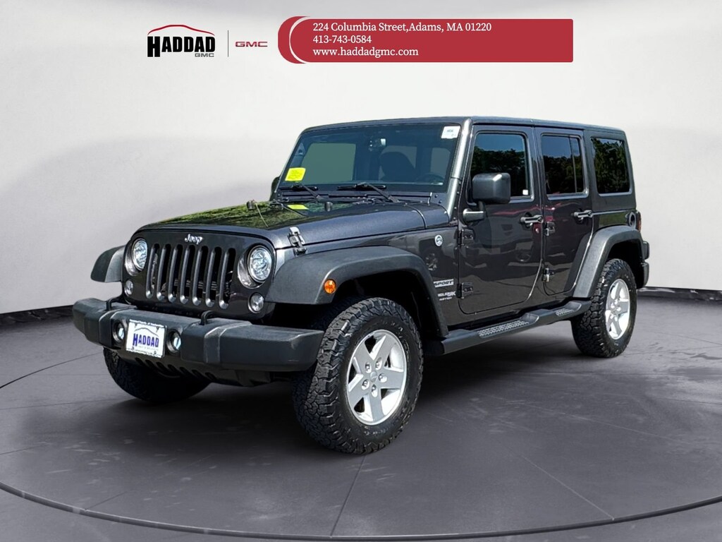 Used 2018 Jeep Wrangler JK Unlimited Sport S 4x4 SUV