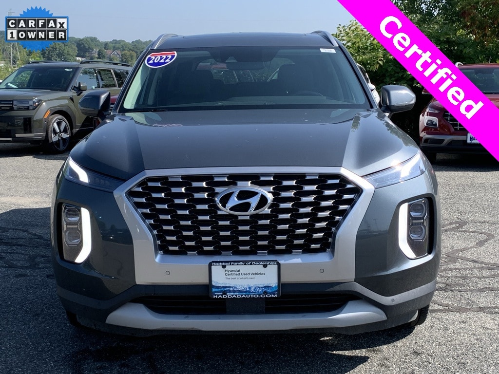 Used 2022 Hyundai Palisade SEL with VIN KM8R3DHE4NU358624 for sale in Pittsfield, MA