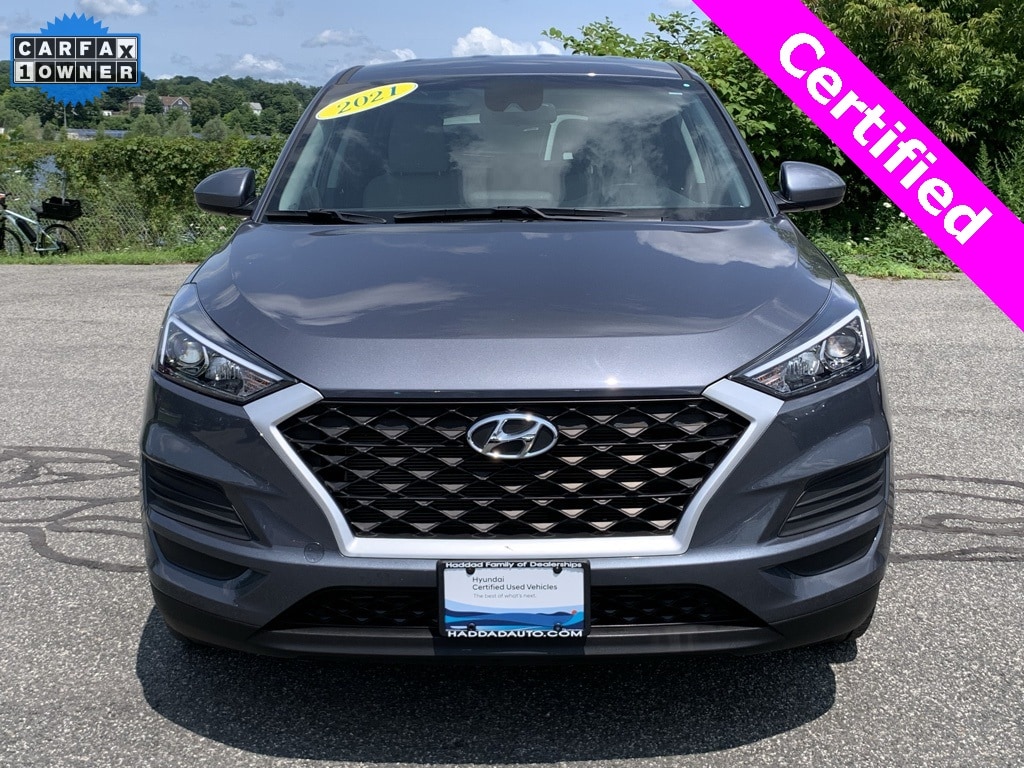 Used 2021 Hyundai Tucson SE with VIN KM8J2CA49MU387708 for sale in Pittsfield, MA