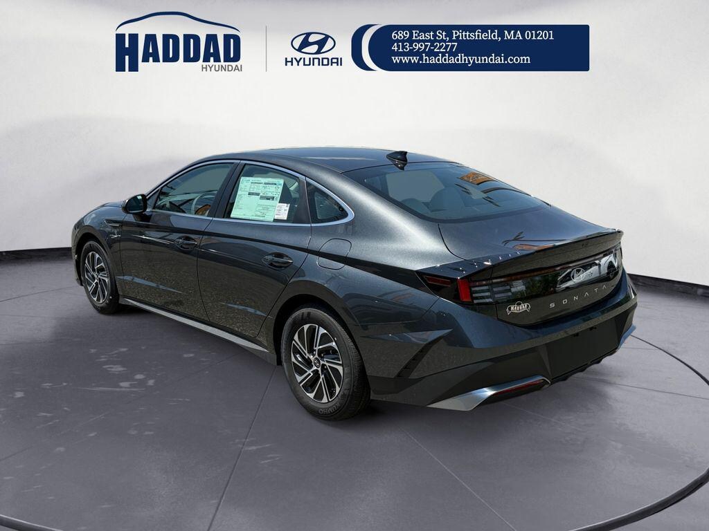 New 2026 Hyundai Sonata Hybrid Blue Sedan