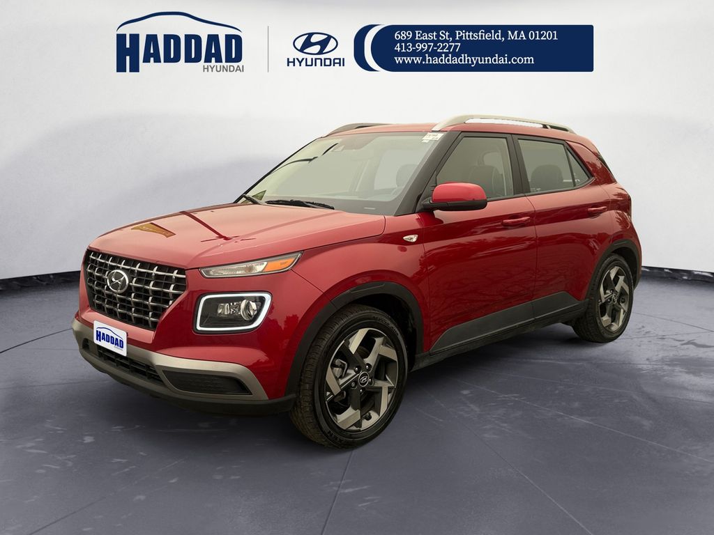 Scarlet Red Pearl 2022 Hyundai Venue SUV / Crossover Front-Wheel Drive Continuously Variable Transmission