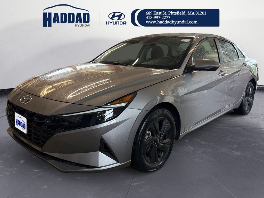 Certified 2023 Hyundai Elantra HEV Blue Sedan