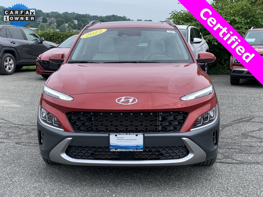 Used 2022 Hyundai Kona Limited with VIN KM8K5CA38NU787859 for sale in Pittsfield, MA