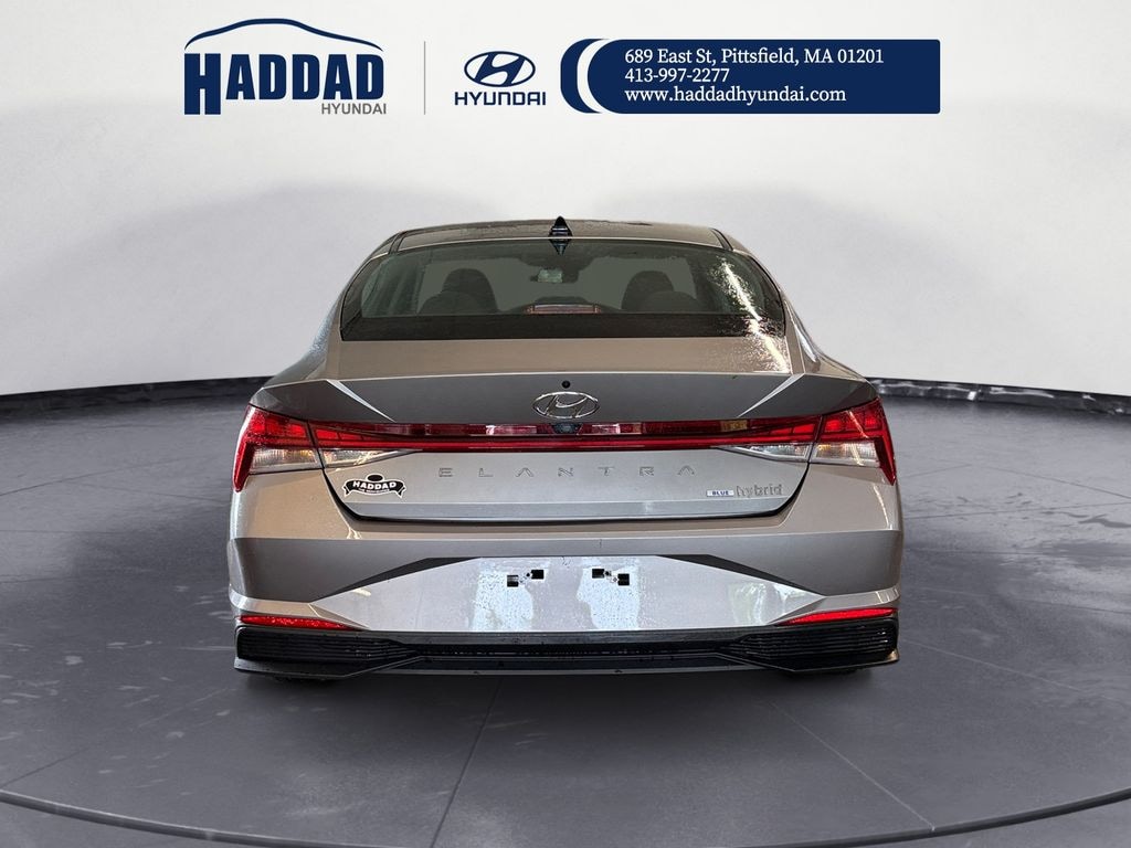 Certified 2023 Hyundai Elantra HEV Blue Sedan