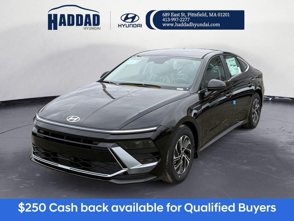 New 2026 Hyundai Sonata Hybrid Blue Sedan