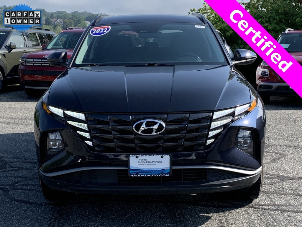 Used 2022 Hyundai Tucson SEL with VIN KM8JBCAE4NU107395 for sale in Pittsfield, MA