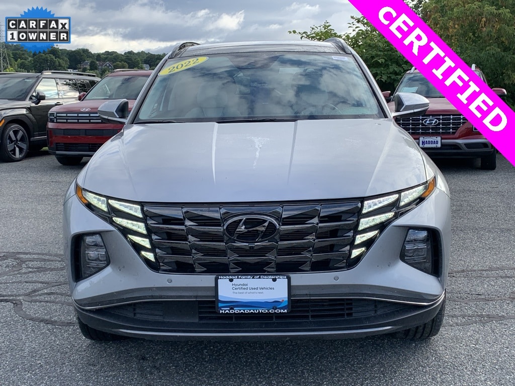 Used 2022 Hyundai Tucson Limited with VIN 5NMJECAE4NH121039 for sale in Pittsfield, MA