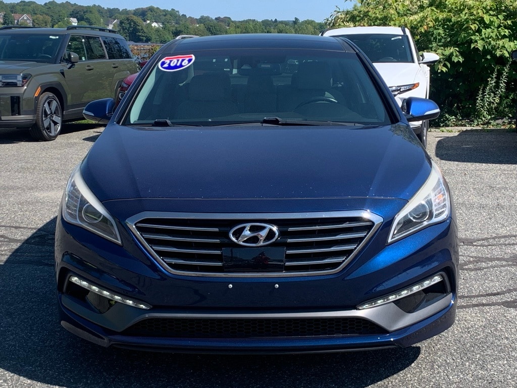 Used 2016 Hyundai Sonata Limited with VIN 5NPE34AF5GH429638 for sale in Pittsfield, MA