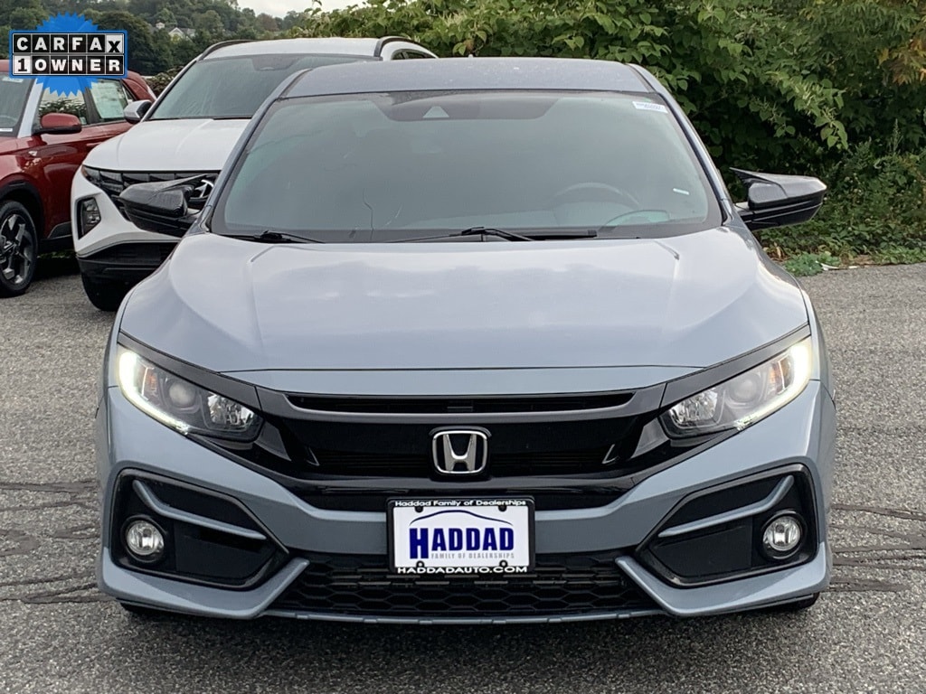 Used 2021 Honda Civic Hatchback Sport with VIN SHHFK7H49MU425517 for sale in Pittsfield, MA