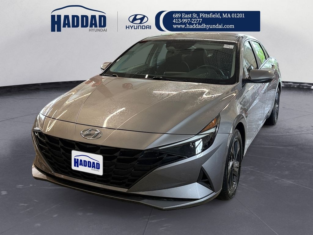 Certified 2023 Hyundai Elantra HEV Blue Sedan