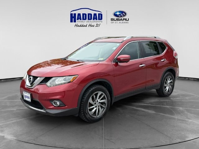 Used 2015 Nissan Rogue SL with VIN 5N1AT2MV7FC787495 for sale in Saint Albans City, VT
