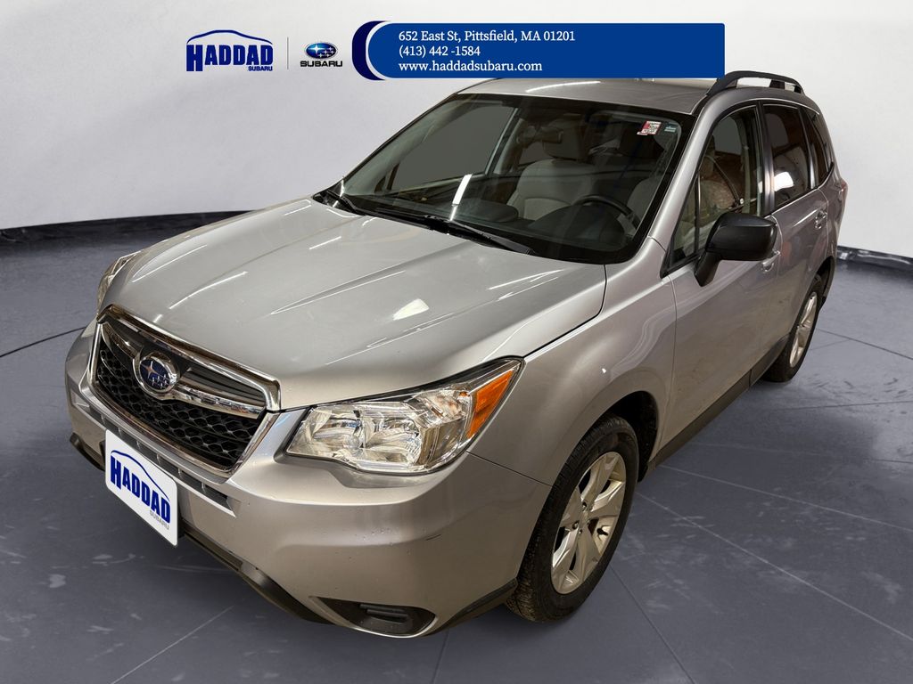 Used 2015 Subaru Forester i with VIN JF2SJABC0FH598122 for sale in Pittsfield, MA
