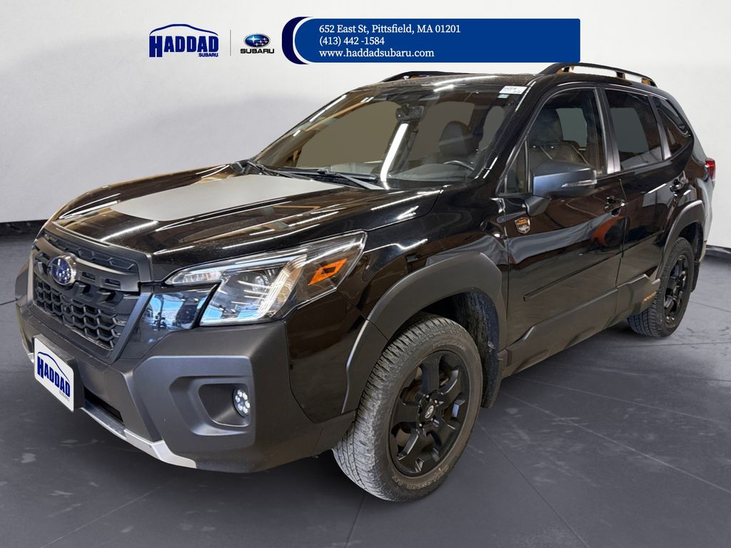 Certified 2023 Subaru Forester Wilderness with VIN JF2SKAMCXPH486102 for sale in Pittsfield, MA