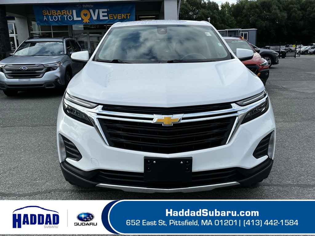 Used 2022 Chevrolet Equinox LT with VIN 3GNAXUEV5NL206704 for sale in Pittsfield, MA