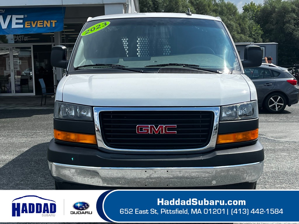 Used 2023 GMC Savana Cargo Work Van with VIN 1GTW7AFP3P1153136 for sale in Pittsfield, MA