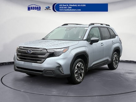 New 2026 Subaru Forester Premium SUV Ice Silver in Pittsfield, MA