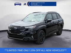 2026 Subaru Forester Sport Onyx Edition SUV Crystal Black Silica in Pittsfield, MA