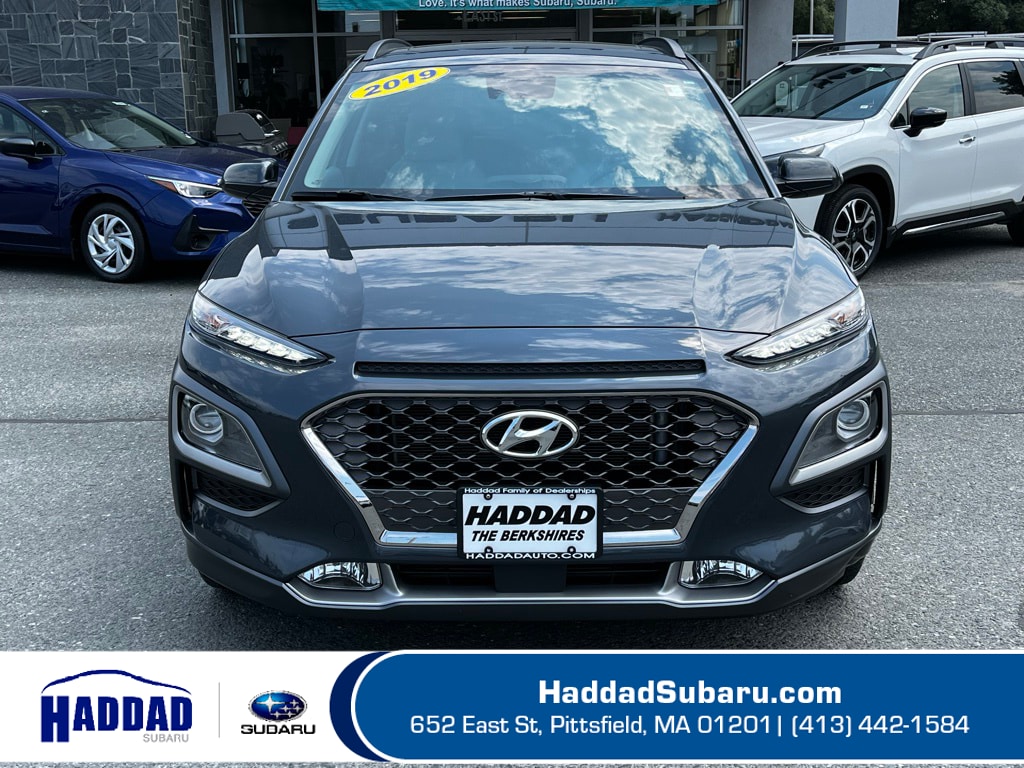 Used 2019 Hyundai Kona Ultimate with VIN KM8K5CA52KU330588 for sale in Pittsfield, MA