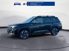 2025 Subaru Forester Premium Hybrid SUV Crystal Black Silica in Pittsfield, MA