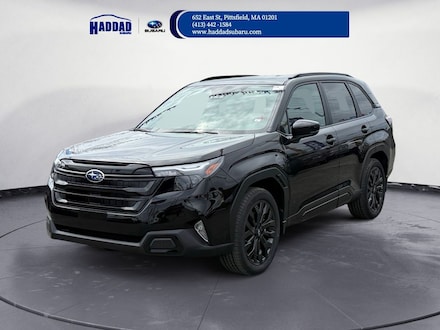 New 2026 Subaru Forester Sport Onyx Edition SUV Crystal Black Silica in Pittsfield, MA