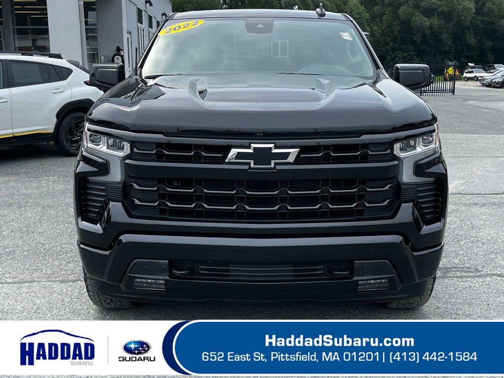 Used 2022 Chevrolet Silverado 1500 RST with VIN 2GCUDEEDXN1518238 for sale in Pittsfield, MA